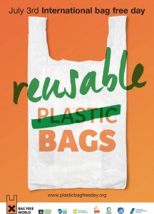 Das Logo des plastic bag free days 2015