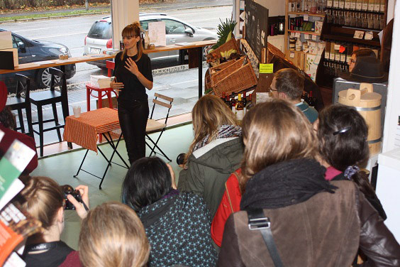 Bea Johnson bei Unverpackt Kiel