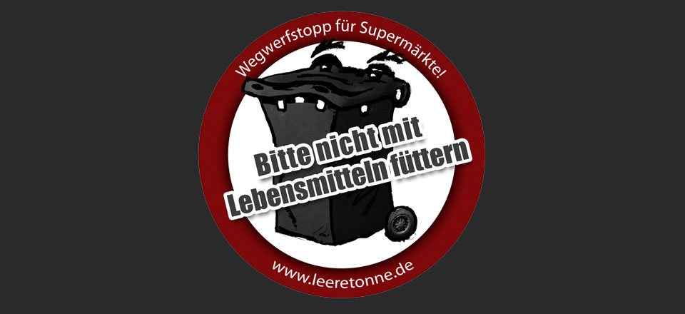 Kampagnen-Logo "Leeretonne.de"